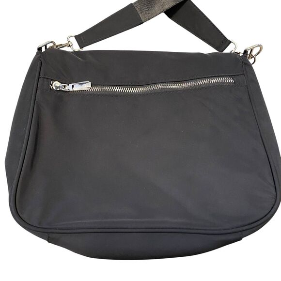 House Of Harlow 1960 Crossbody Bag Black Textile Pockets Lightweight Zipper - Picture 5 of 9